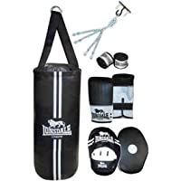 Los mejores  - Lonsdale Contend Boxing set Punch Bag Gloves Hook Chain Martial Kit Accessories by Lonsdale